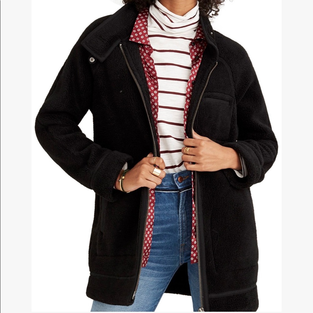 Madewell Oversized Faux Fur Coat